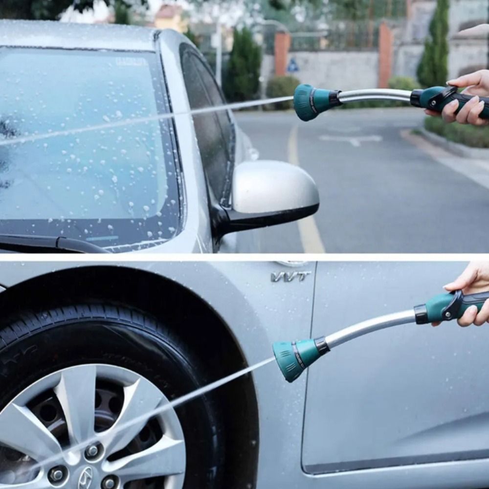 Gardena Hose Comfort - Gartenschlauch-Spray-Duschkopf mit langem Griff, 5 Sprühmuster,